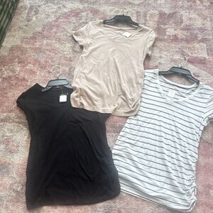 Isabel Maternity Ingrid & Isabel Women's M Lot 3 Tops Plaid Tunic Dress BUNDLE